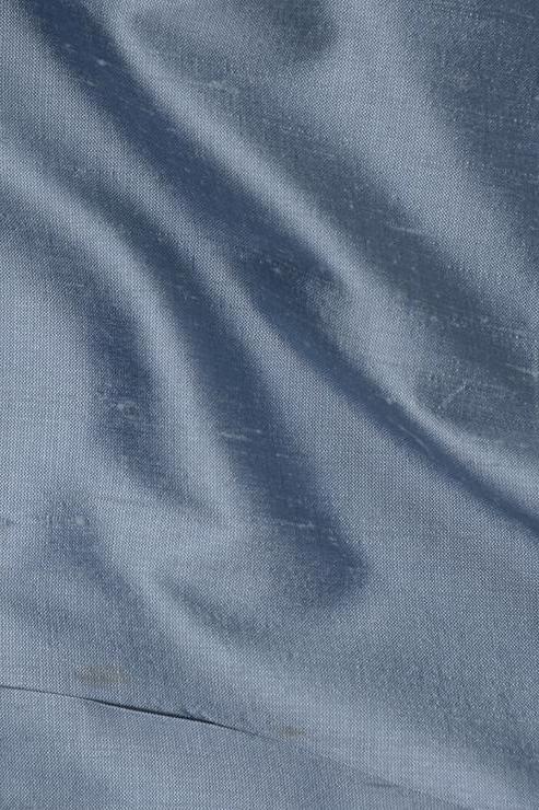 Slate Blue Silk Shantung 54" Fabric