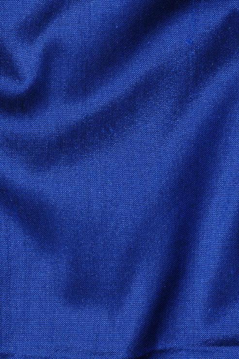 Snorkel Blue Silk Shantung 54" Fabric
