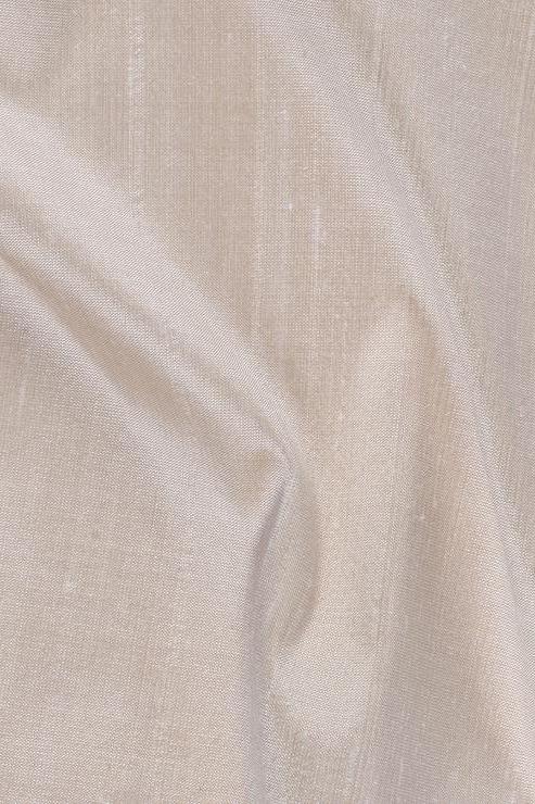 Gardenia Light White Silk Shantung 54" Fabric