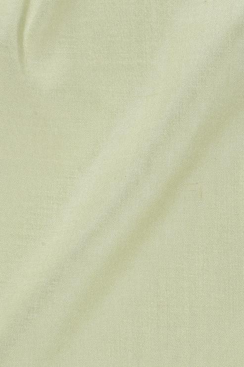 Lime Cream Green Silk Shantung 54" Fabric
