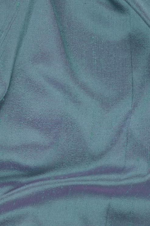 Blue Turquoise Silk Shantung 54" Fabric