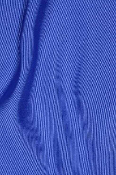 Strong Blue Silk Faille Fabric