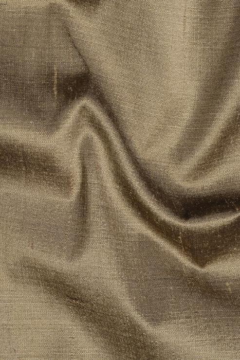 Tan Beige Silk Shantung 54" Fabric