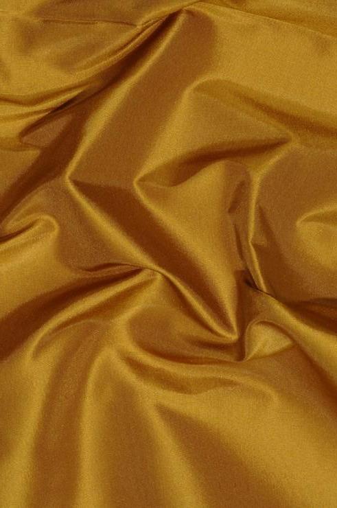 Tarnished Gold Taffeta Silk Fabric
