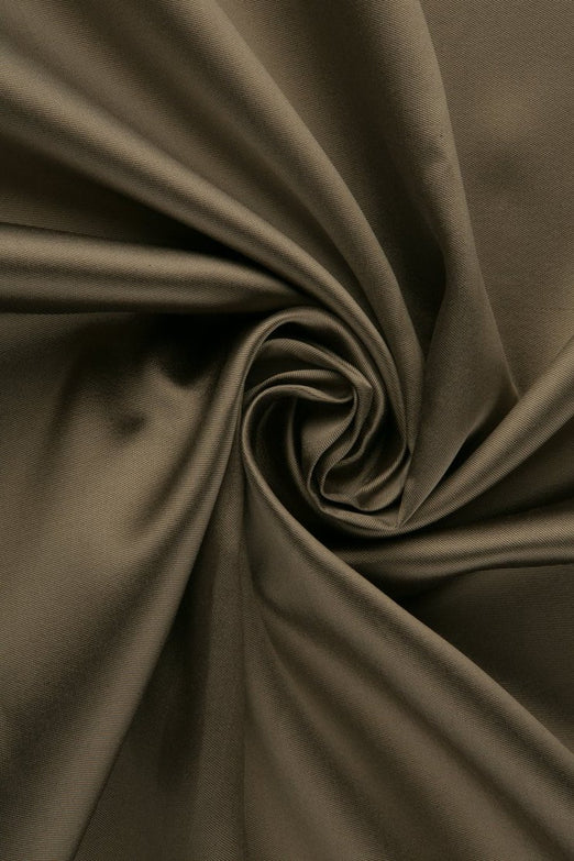 Taupe Cobblestone Silk Wool Fabric