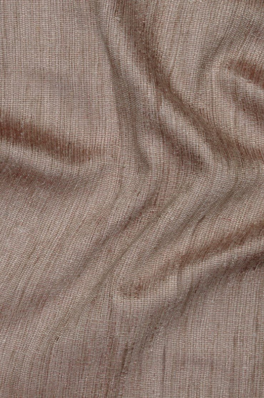 Taupe Grey Katan Matka Silk Fabric