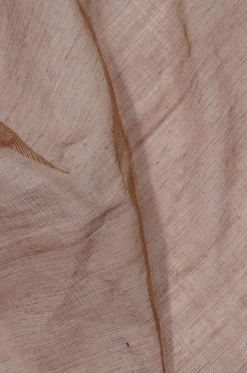 Tawny Brown Cotton Voile Fabric