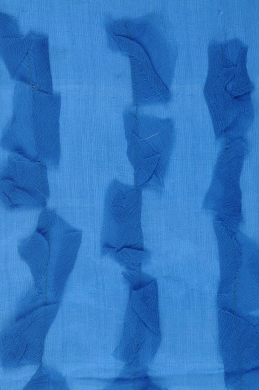 Teal Silk Chiffon Petal 600 Fabric