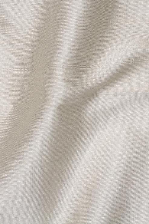 Turtledove Ivory Silk Shantung 54" Fabric