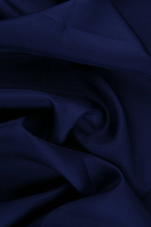 Ultramarine Habotai Silk Fabric