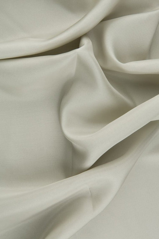 Vaporous Gray Habotai Silk Fabric