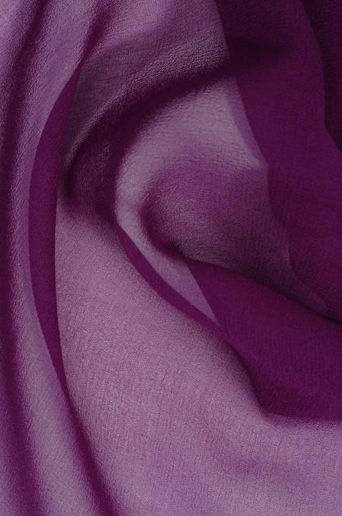Violet Silk Georgette Fabric