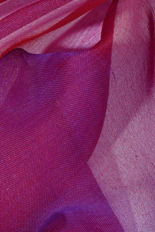 Violet Purple Silk Organza Fabric