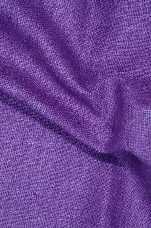 Violet Storm Silk Linen (Matka) Fabric