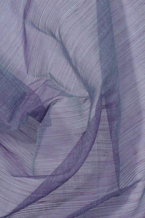 Violet Storm Blue Cotton Voile Fabric