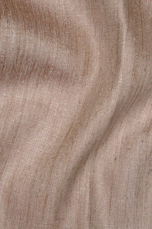 Warm Taupe Katan Matka Silk Fabric