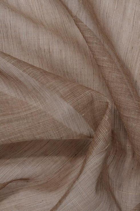 Warm Taupe Cotton Voile Fabric