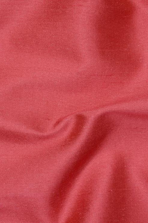 Watermelon Silk Shantung 54" Fabric