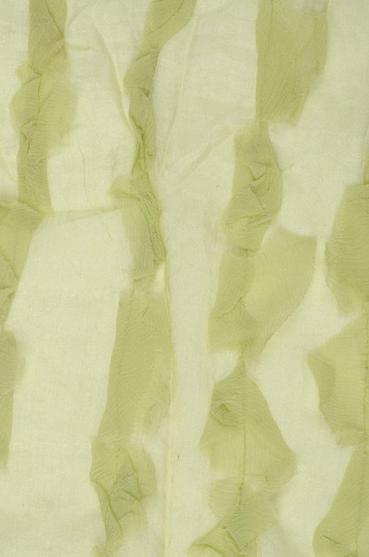Whisper Green Silk Chiffon Petal 600 Fabric