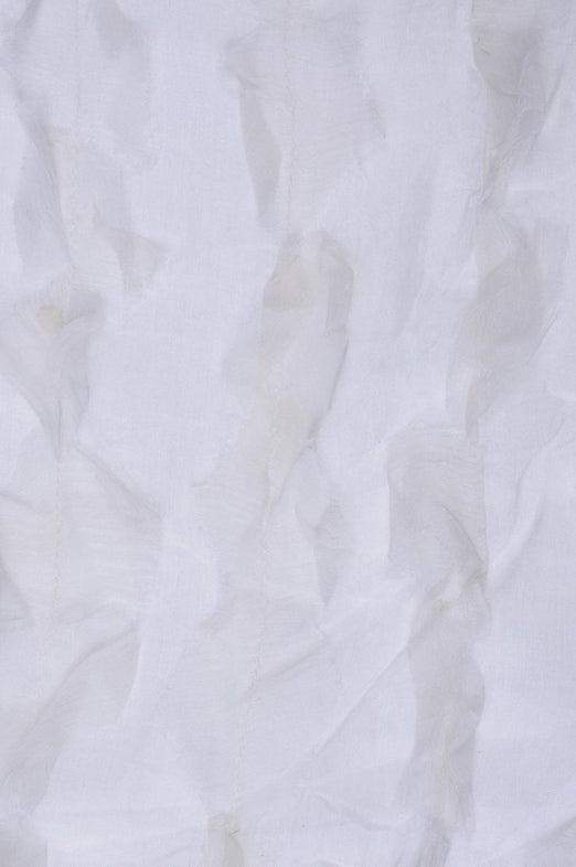 White Silk Chiffon Petal 600 Fabric