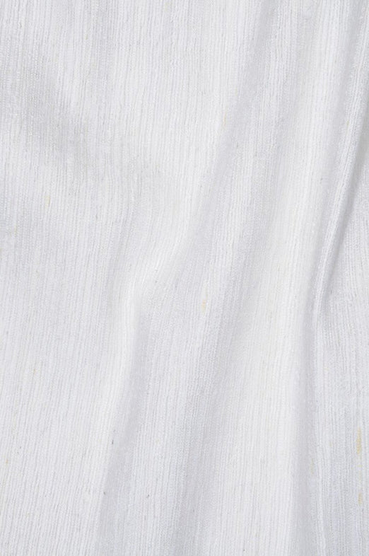 White Katan Matka Silk Fabric