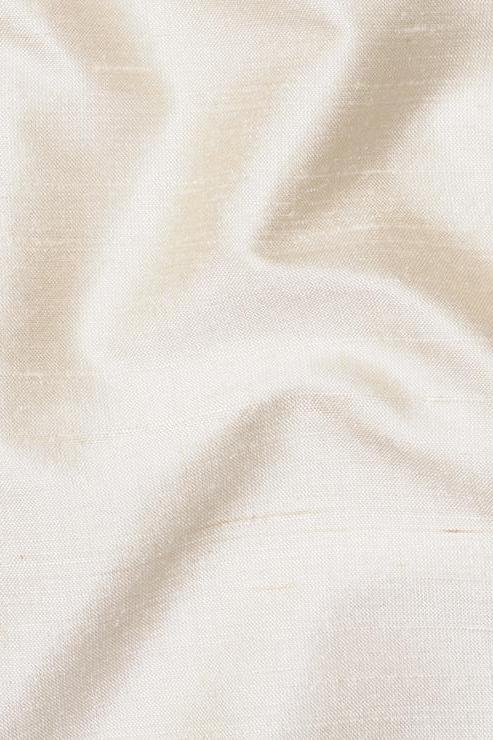 White Swan Silk Shantung 54" Fabric