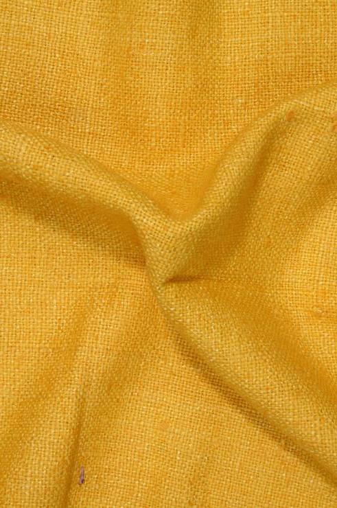 Yellow Silk Linen (Matka) Fabric