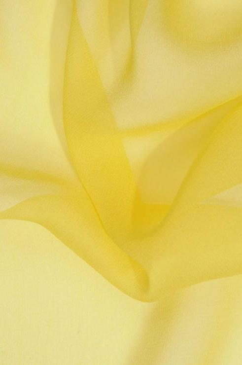 Yellow Silk Georgette Fabric