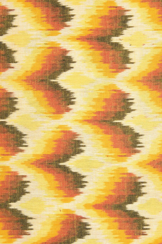 Yellow-Orange 069 Cotton Ikat